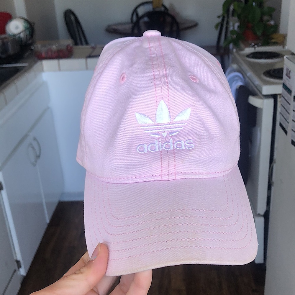 Pink Adidas hat